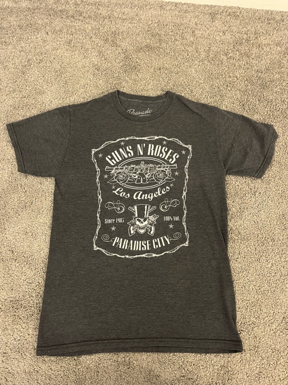 Gun N Roses Graphic Tee - Charcoal